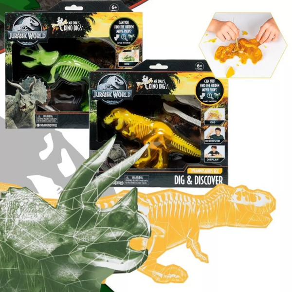 Juego De Excavación Arqueología Fósil Dinosaurio Para Niños