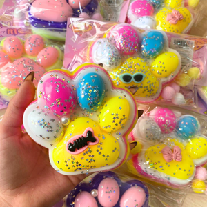 Squishy Grande Patita De Gato Pegajosa Juguete Antiestrés