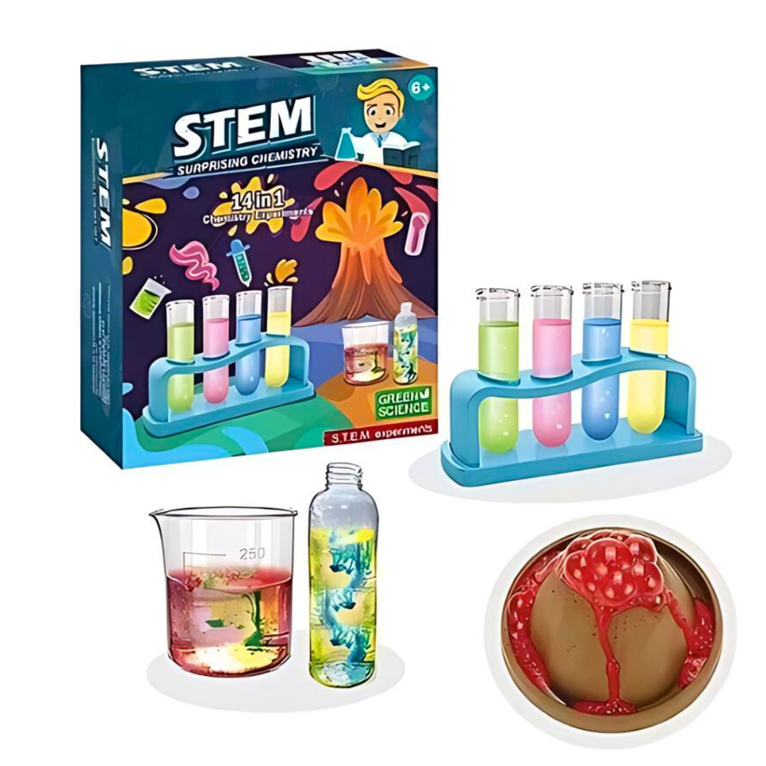 Juguete Experimentos Para Niños Química Ciencias 14 En 1