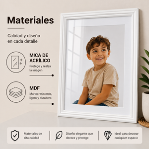 Marco Para Fotos 50x70 Cm Cuadro Decorativo