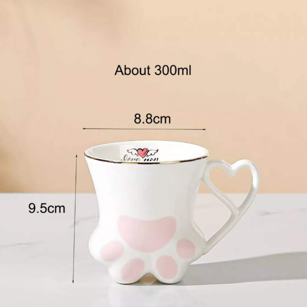 Tazón Mug Taza De Gatito Kawaii 360 Ml