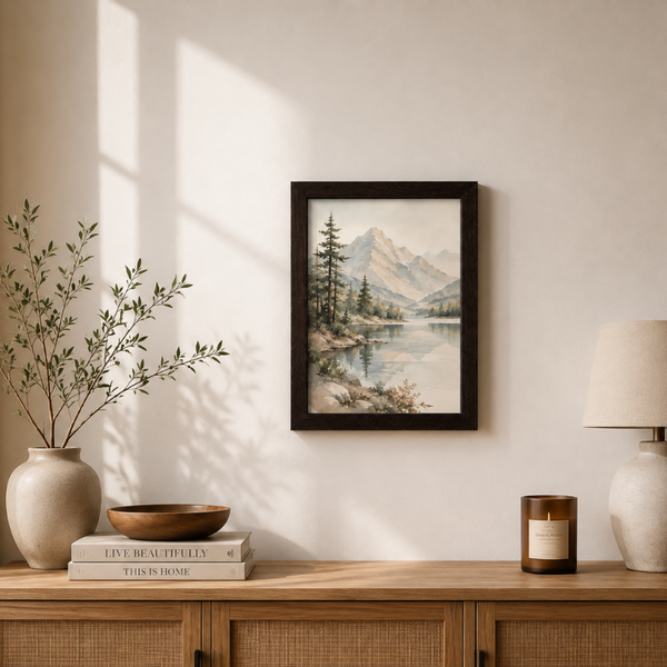 Marco Para Foto 30x40 Cm De Madera Con Vidrio Protector