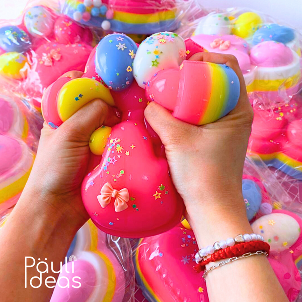 Squishy Patita De Gato Gigante Pegajosa Juguete Antiestrés