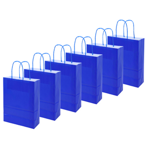 Bolsas De Papel Regalo Kraft Con Manilla Pack 12