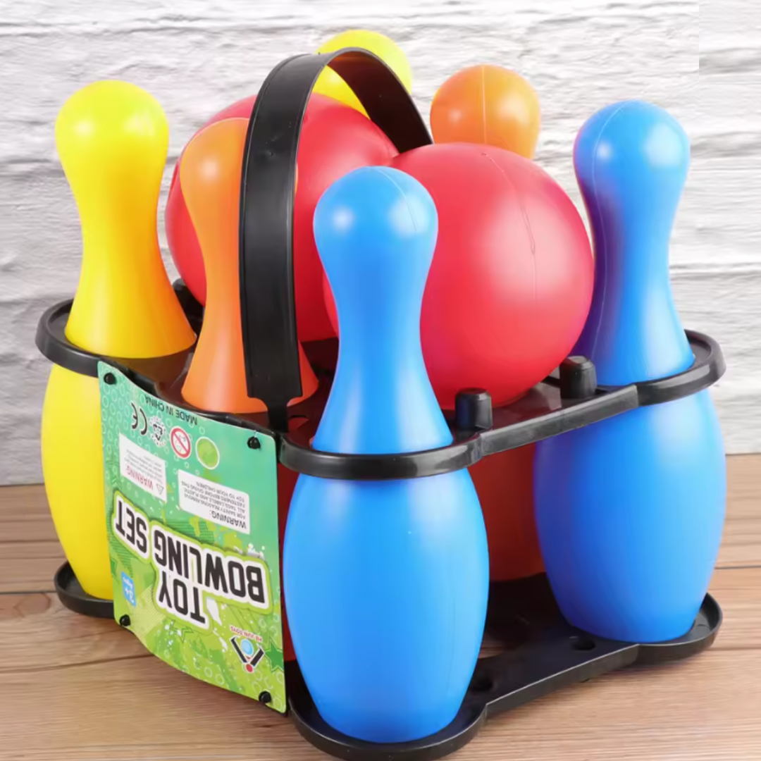 Set De 6 Bolos Juego Bowling Palitroques Para Niños