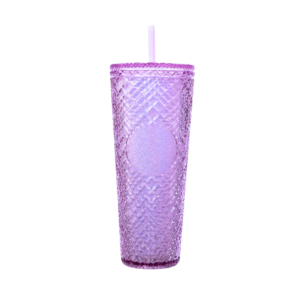 Vaso Tumbler Acrílico Frio/Caliente con Bombilla Dupe 700 ml