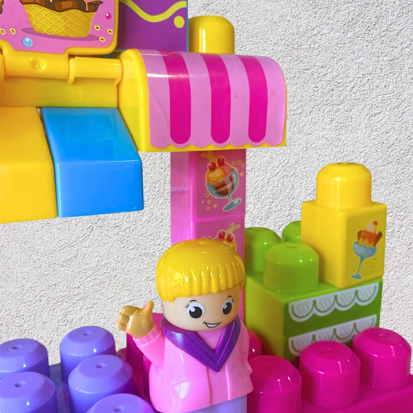 Juego Bloques De Construcción Con Base Para Niños