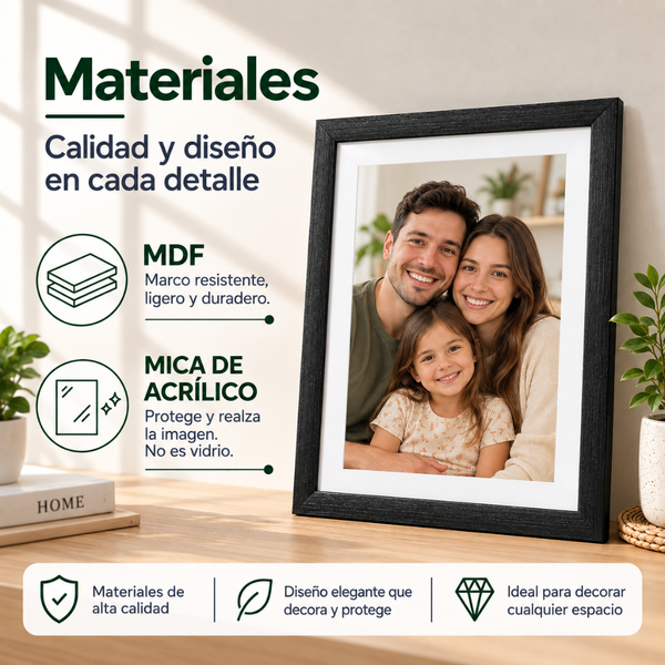 Marco Para Foto Poster 50x60 Cm Cuadro Decorativo