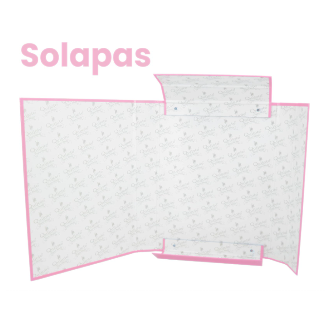 Carpeta Archivadora Porta Documentos Con Elástico Lomo 5cm