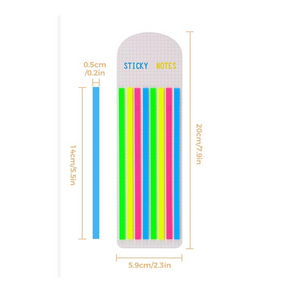 Notas Adhesivas Strips Transparente Destacador Texto