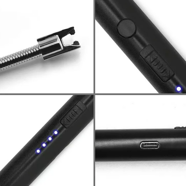 Encendedor Recargable Usb Para Velas, Cocina, Camping