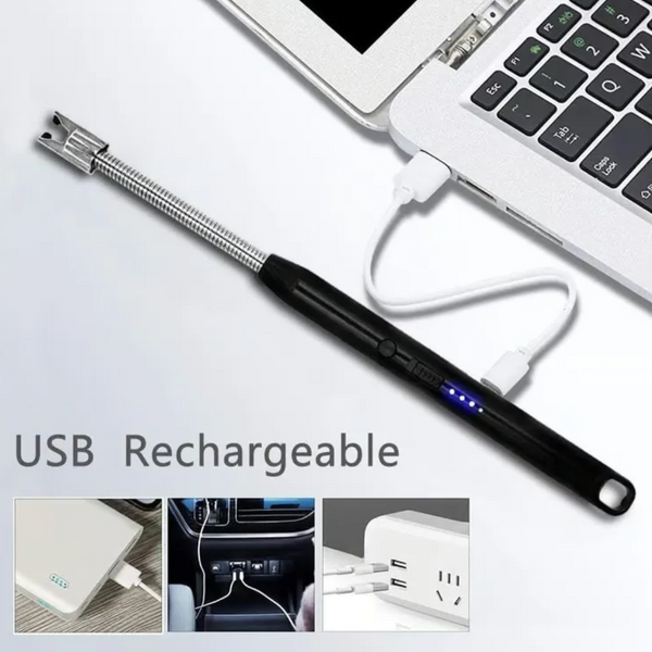 Encendedor Recargable Usb Para Velas, Cocina, Camping