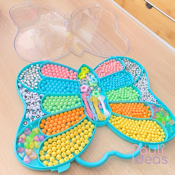 Juguete Kit Para Hacer Pulseras Y Collares Set Manualidades