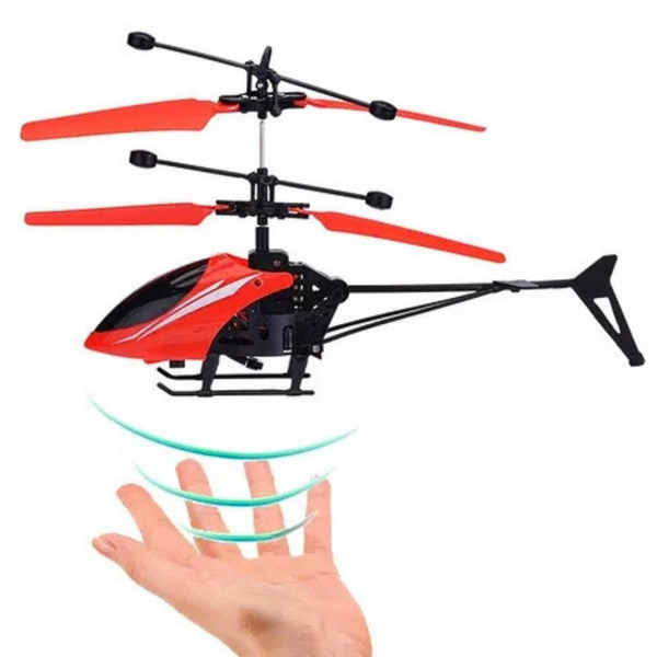 Helicóptero Volador Infantil Con Sensor Y Batería Recargable
