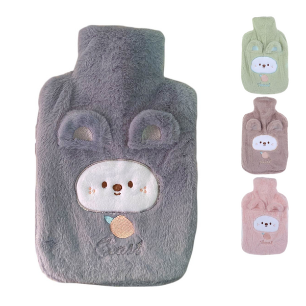 Guatero Con Funda Felpa 2 Lts Bolsa Agua Caliente Kawaii