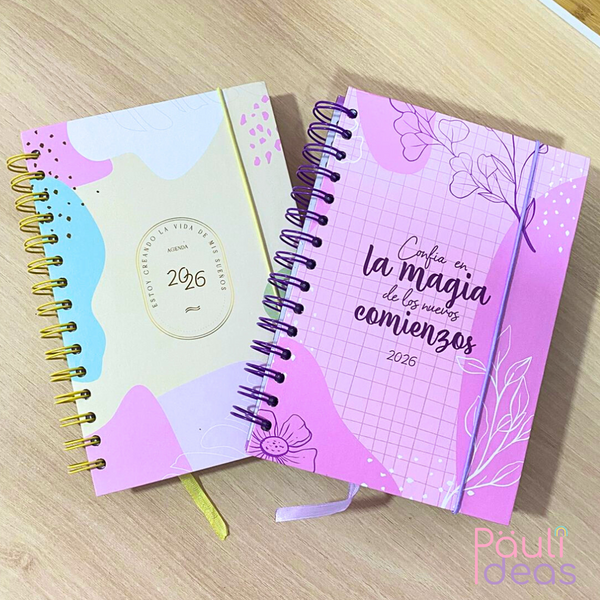 Agenda 2026 A5 21cm X 15,5cm Frases Motivacionales