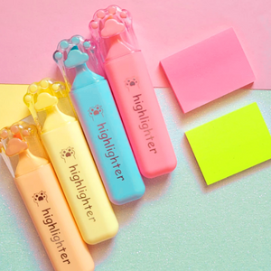 Pack Destacadores Pastel Gatito Garrita