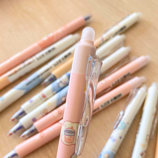 Pack 12 Lápices Tinta Gel 100% Borrable Diseño Kawaii
