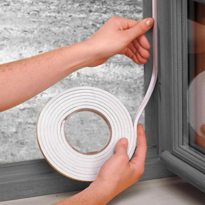 Cinta Selladora Para Puerta Y Ventana 2.5 Cm X 4.5 M Blanca