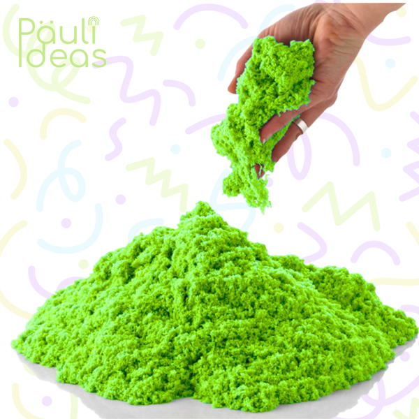 Kit De Arena Mágica Con Moldes Y Herramientas Para Niños