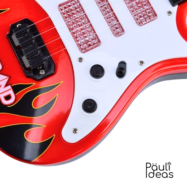 Guitarra Musical Juguete Niños Con Luces Y Sonido