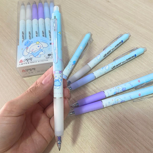 Pack 12 Lápices Tinta Gel 100% Borrable Diseño Kawaii