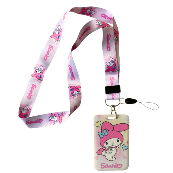 Lanyard Cinta Colgante + Portacredencial Tierno Kawaii