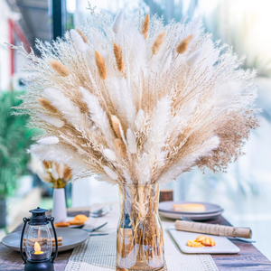 Flores Secas Naturales Boho Set 3 Ramos