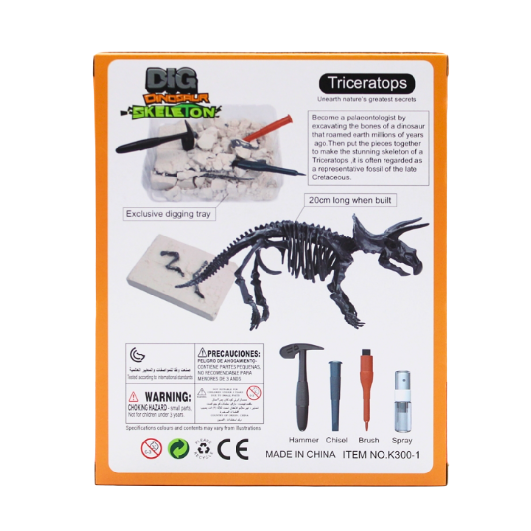 Juego De Arqueología Esqueleto Dinosaurio Fosil Para Niños