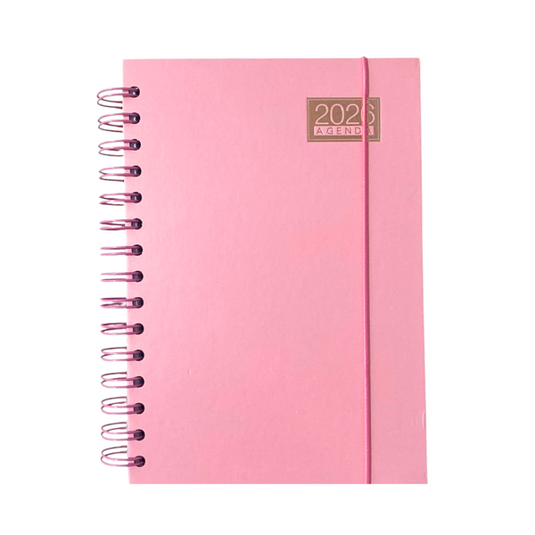 Agenda A5 Colores Pastel Diseño Kawaii 2026