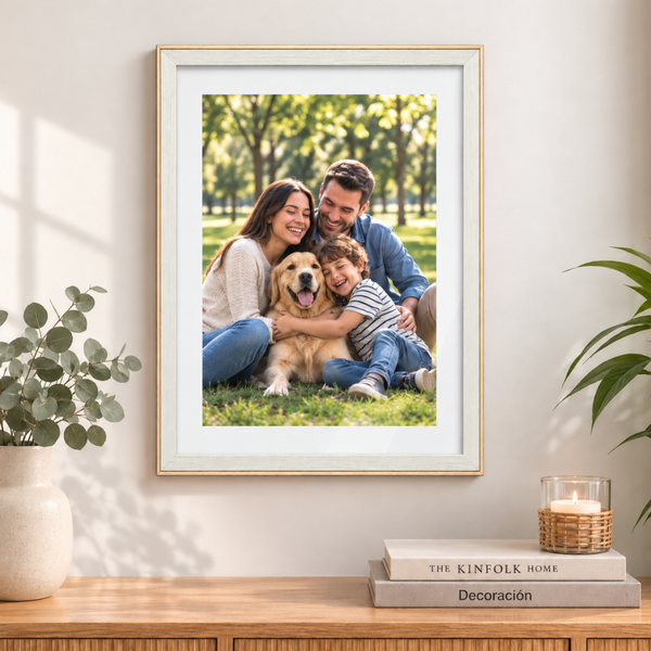 Marco Decorativo Para Fotos 50x60 Cm Cuadro Portarretrato