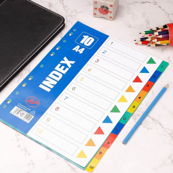 Divisores Para Carpetas Tamaño A4 Separadores De Documentos