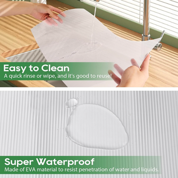 Alfombrilla Proctector Cajones Gabinetes Refrigerador 2 Pzas