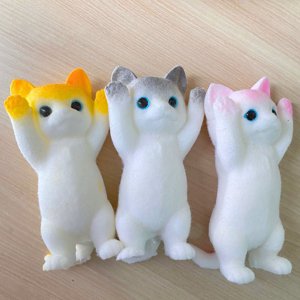 Squishy Taba Gato Gigante Peludo Juguete Antiestrés