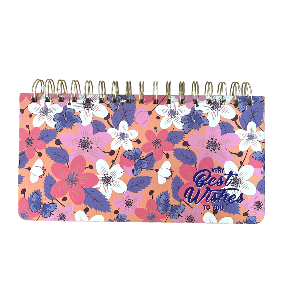 Agenda Planner Diseño de Flores