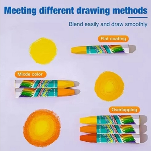 Lapices De Cera Crayon Niños 24 Colores