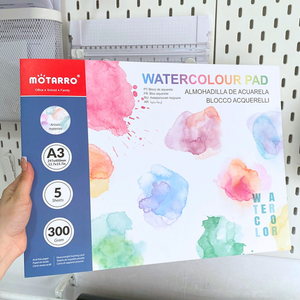 Block Para Acuarela A3 Croquera 300gsm 5 Hojas