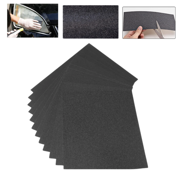 Papel De Lija Al Agua Grano Fino 23x28 Cm Pack De 5
