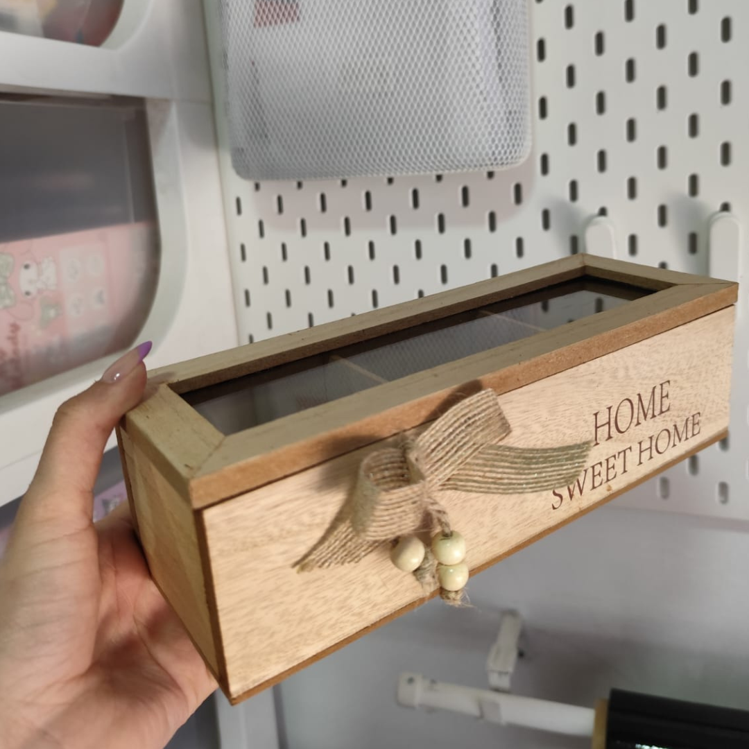 Organizador De Madera Para Bolsas De Té