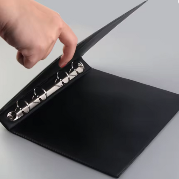 Archivador A5 De Pvc Con 4 Anillos Carpeta Organizadora