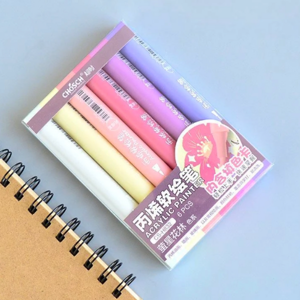 Plumones Acrílicos Chosch Punta Pincel Para Toda Superficie