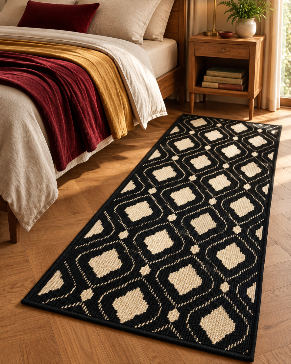 Alfombra Decorativa Antideslizante 120x60cm Para Pasillo
