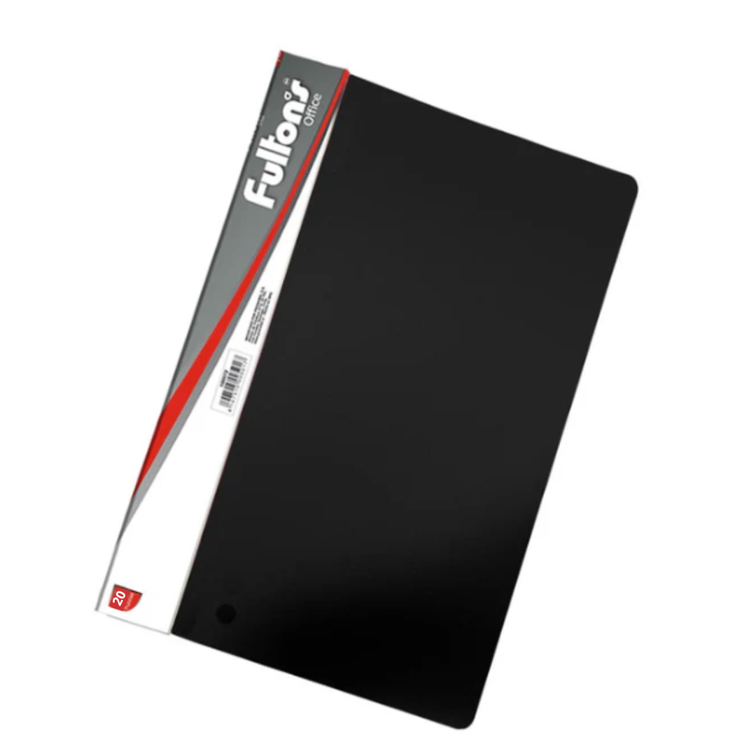 Carpeta Archivadora Pvc 20 Fundas Transparentes Tamaño A4