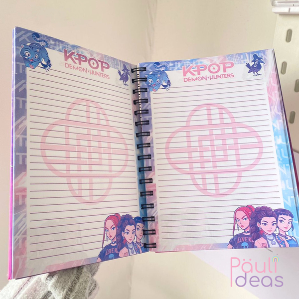 Box Regalo Papelería Huntrix De Las Guerreras Del Kpop Rumi