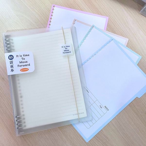 Libreta Anillada B5 Sistema Refill Kawaii