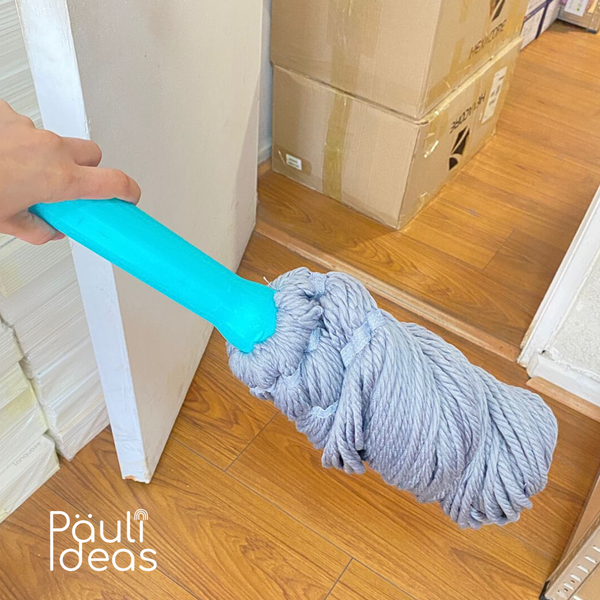 Trapeador Con Exprimidor Automático Para Limpieza