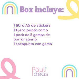 Kit Escolar De Regalo Kawaii Kuromi