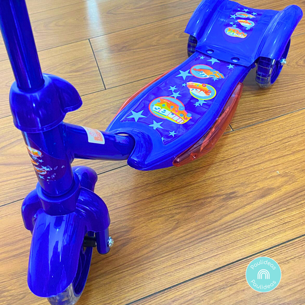 Monopatín Scooter De 3 Ruedas Con Luces Y Sonidos