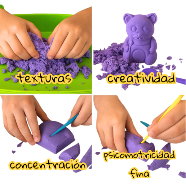 Arenas Mágica Con Moldes Y Herramientas