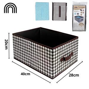 Caja Organizadora De Tela Para Ropa 40x28x20 Cm
